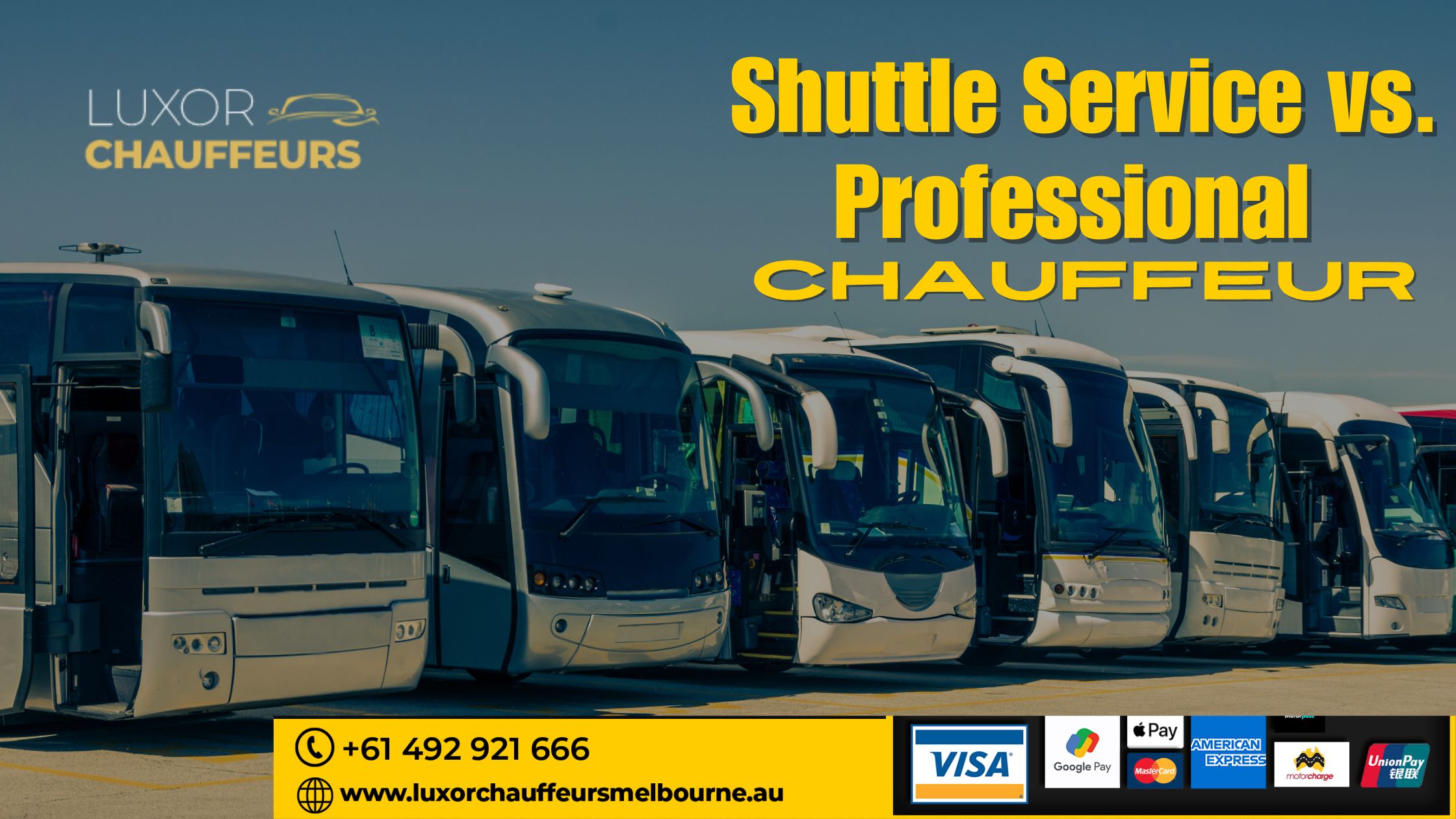 Shuttle Service vs. Professional Chauffeur