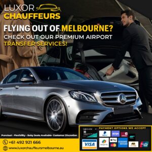 Book your chauffeur for Melbourne airport transfer today