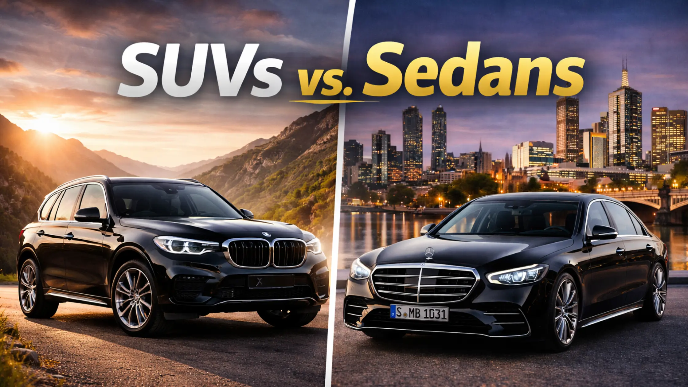 SUVs vs. Sedans: Choosing the Right Car for Your Chauffeur Experience