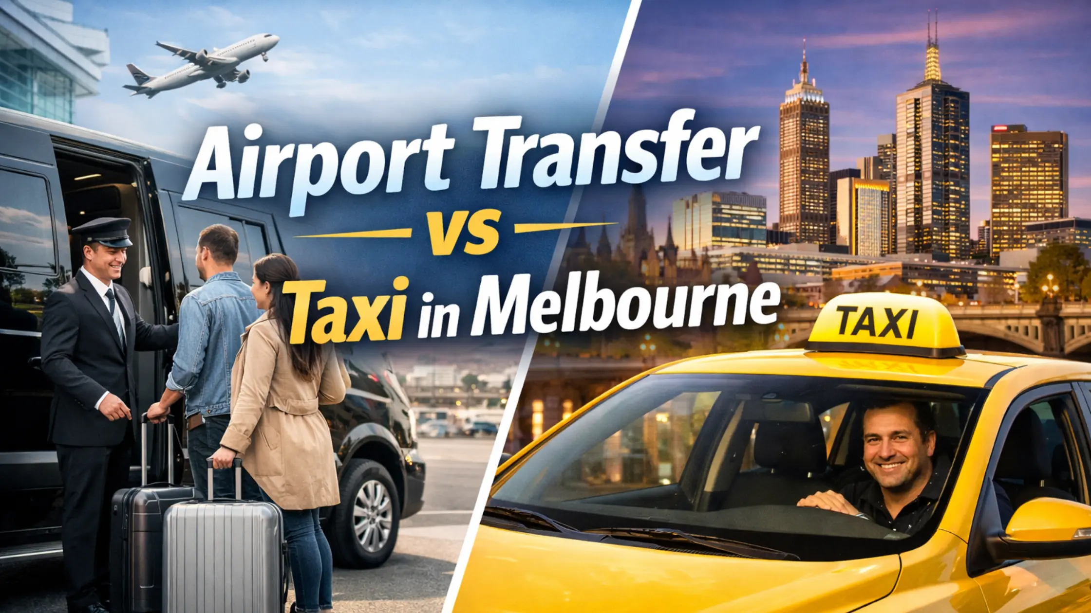 Airport Transfer vs Taxi in Melbourne
