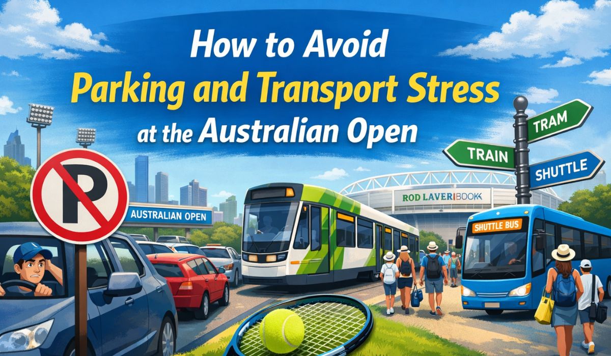 How to Avoid Parking and Transport Stress at the Australian Open