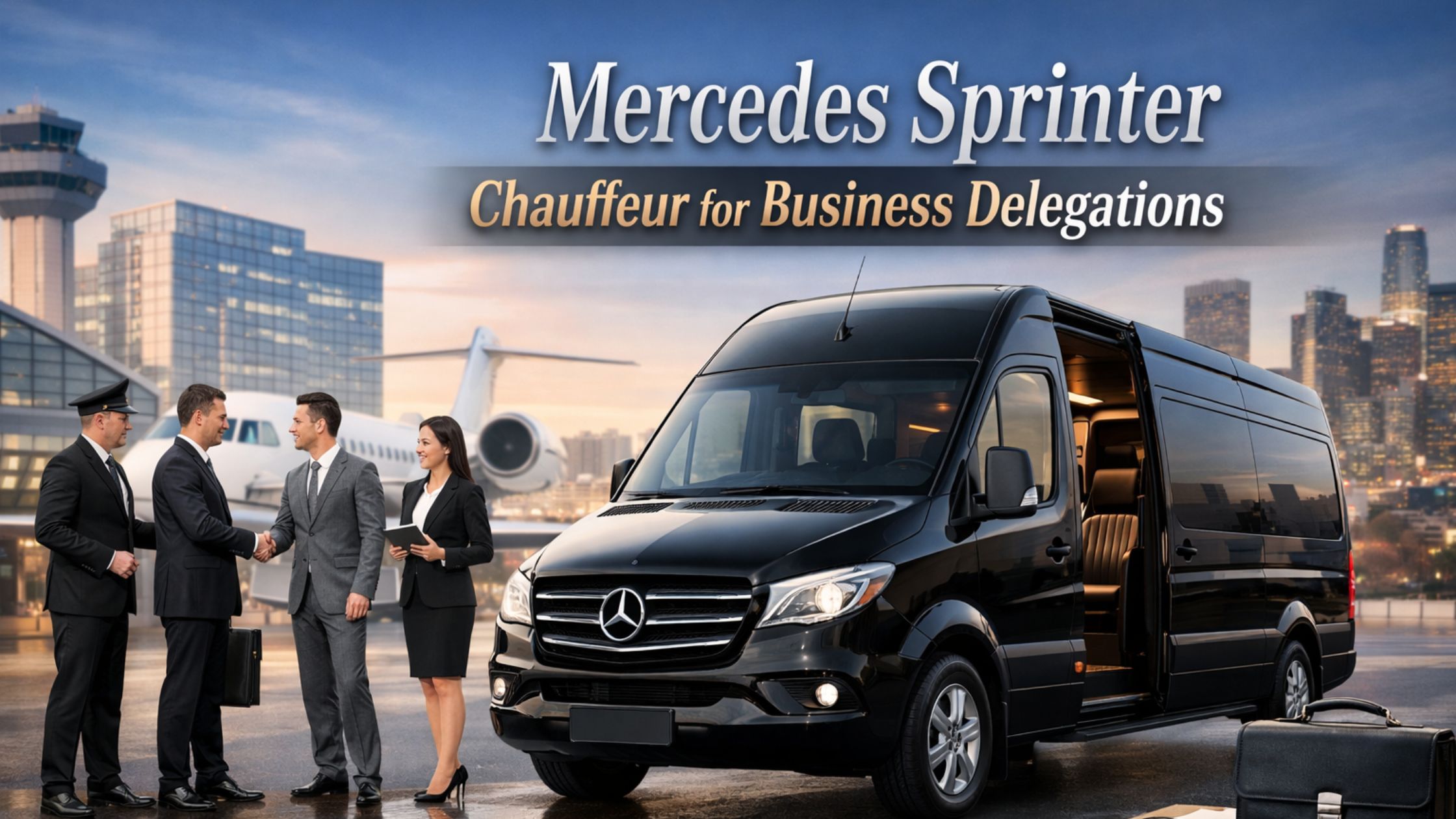 Mercedes Sprinter Chauffeur for Business Delegations