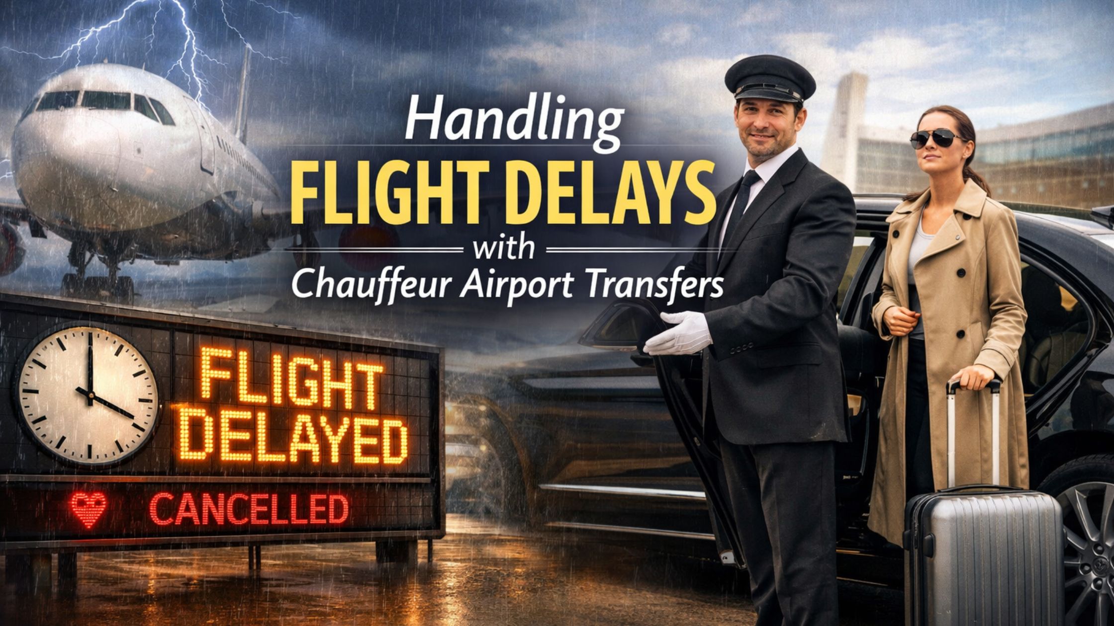 Handling Flight Delays with Chauffeur Airport Transfers