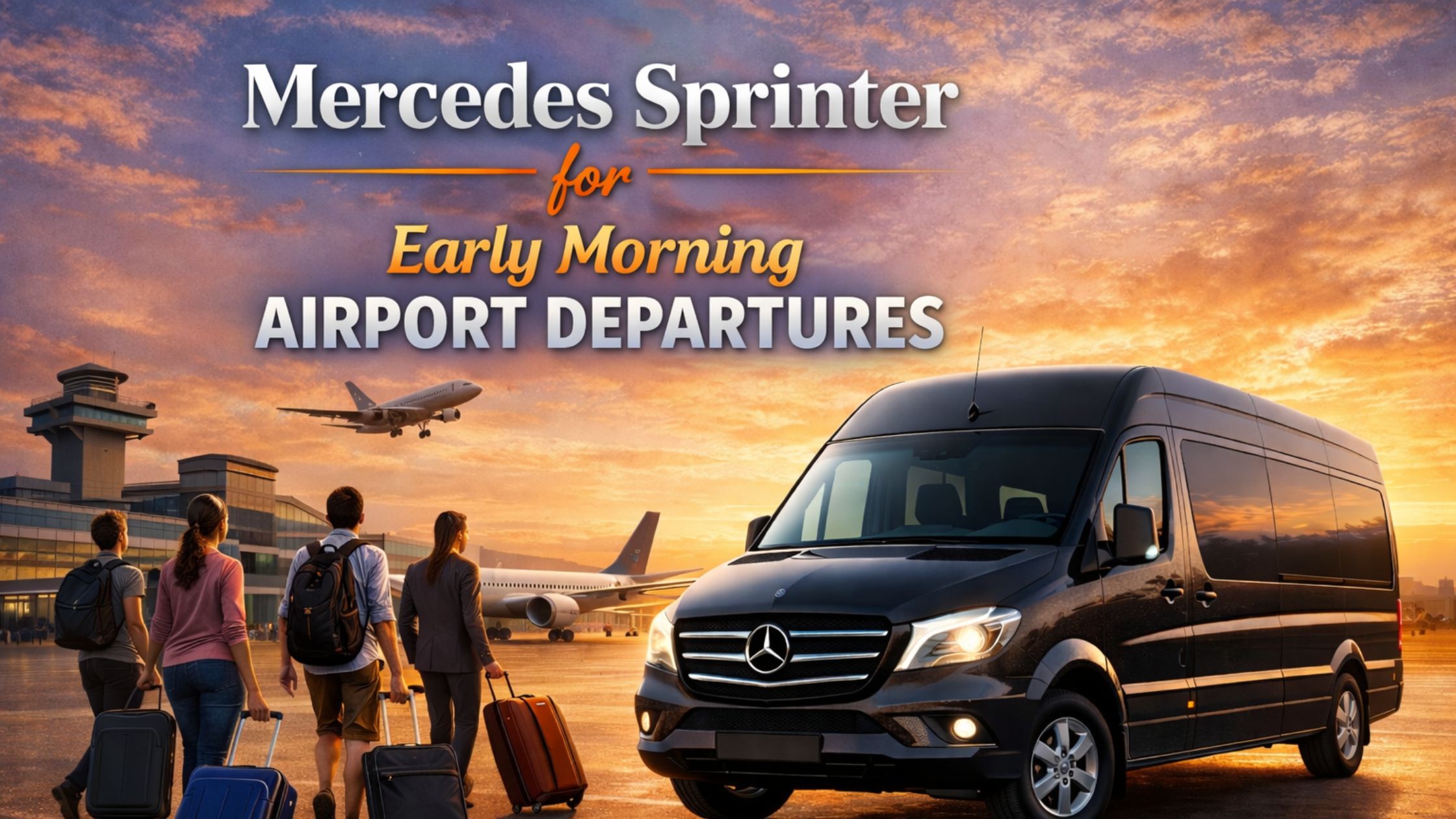 Why Mercedes Sprinter for Early Morning Airport Departures Is Smart Choice
