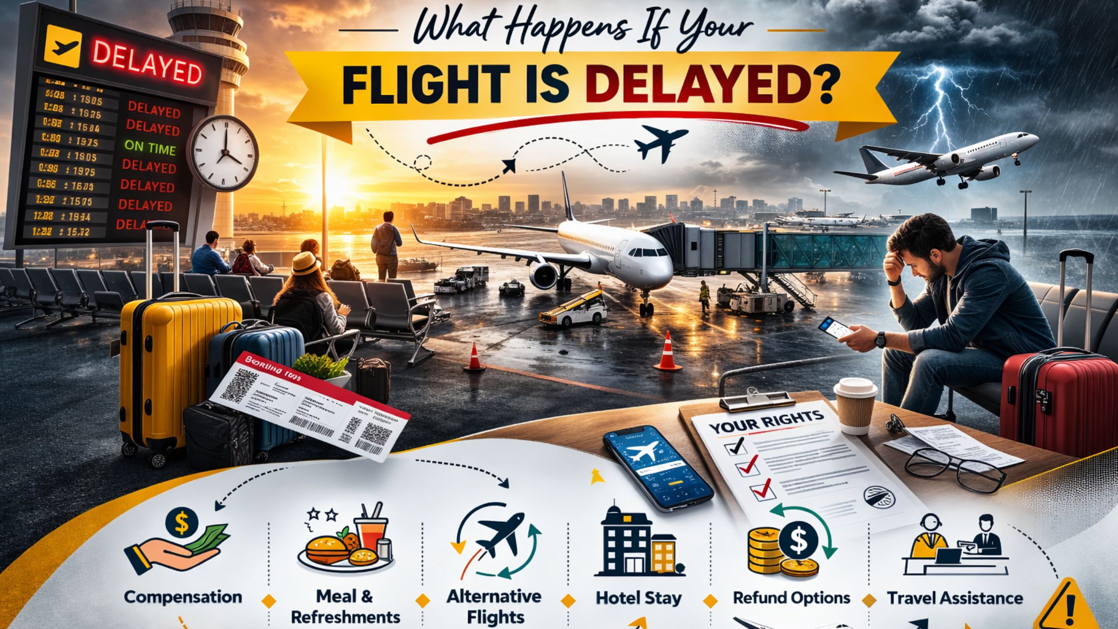 What Happens If Your Flight Is Delayed? Everything You Need to Know