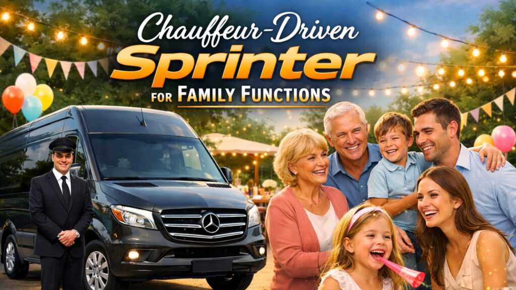 Chauffeur-Driven Sprinter for Family Functions